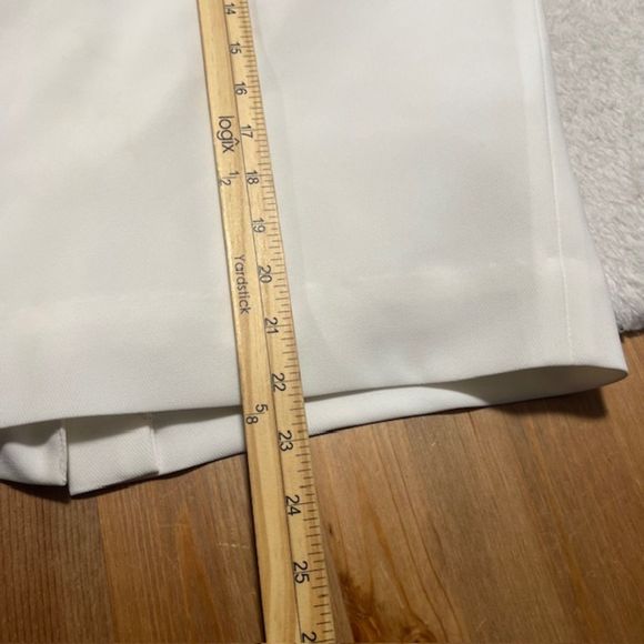 Jones New York Womens Off White Skirt Suit Set Long Sleeve Office Attire Sz 16 - Picture 14 of 14